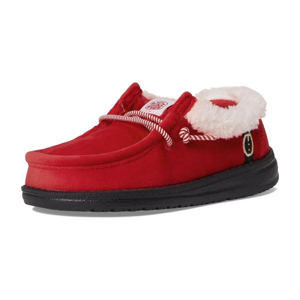 Hey Dude Toddler Wally Santa Claus Red 45316-610